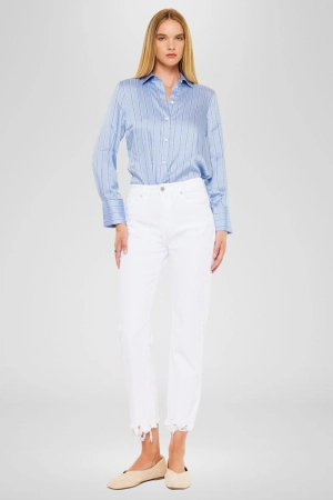 Daniela High Rise Straight Fit Leg Jeans