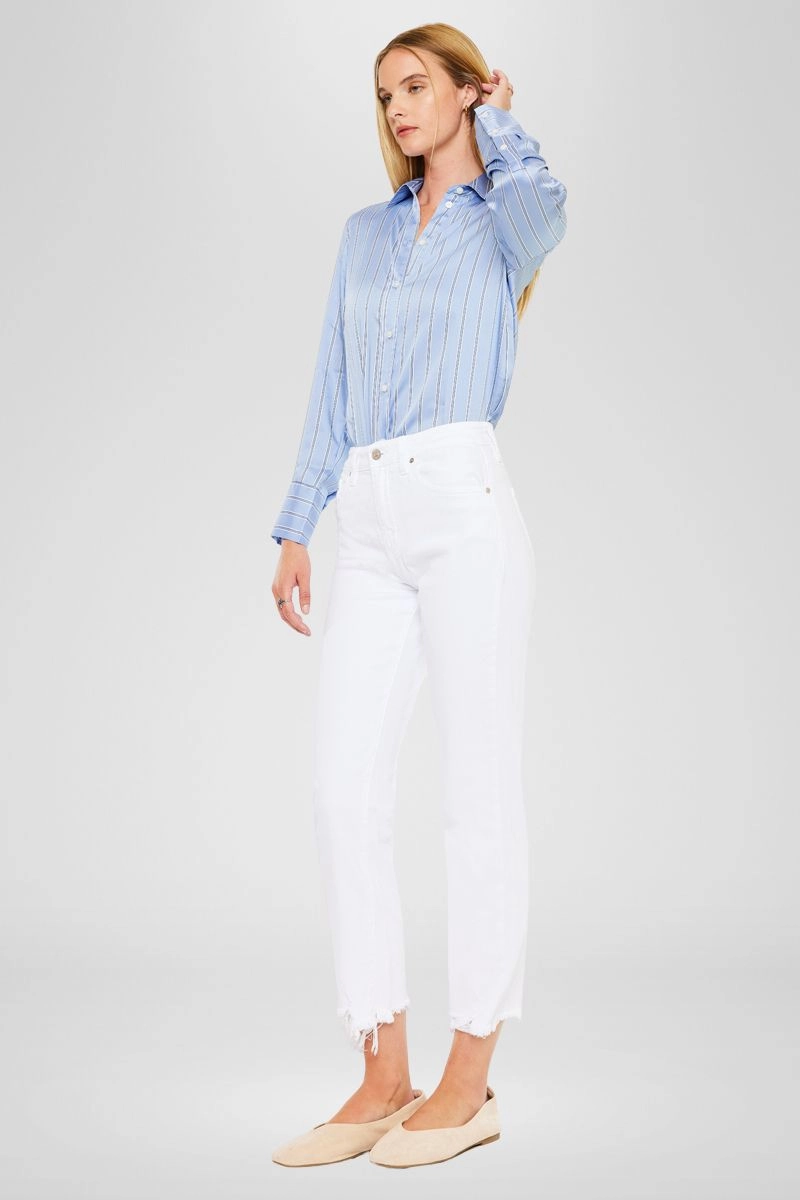 Daniela High Rise Straight Fit Leg Jeans
