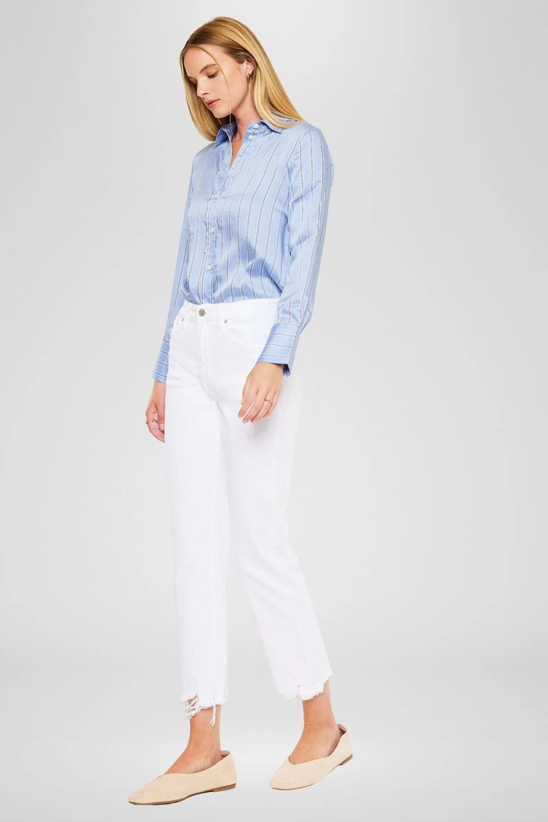 Daniela High Rise Straight Fit Leg Jeans