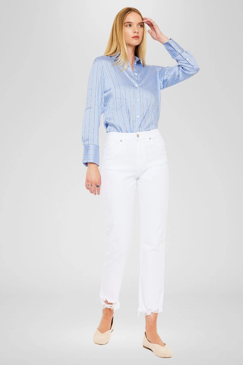 Daniela High Rise Straight Fit Leg Jeans