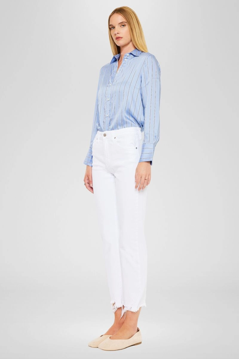 Daniela High Rise Straight Fit Leg Jeans