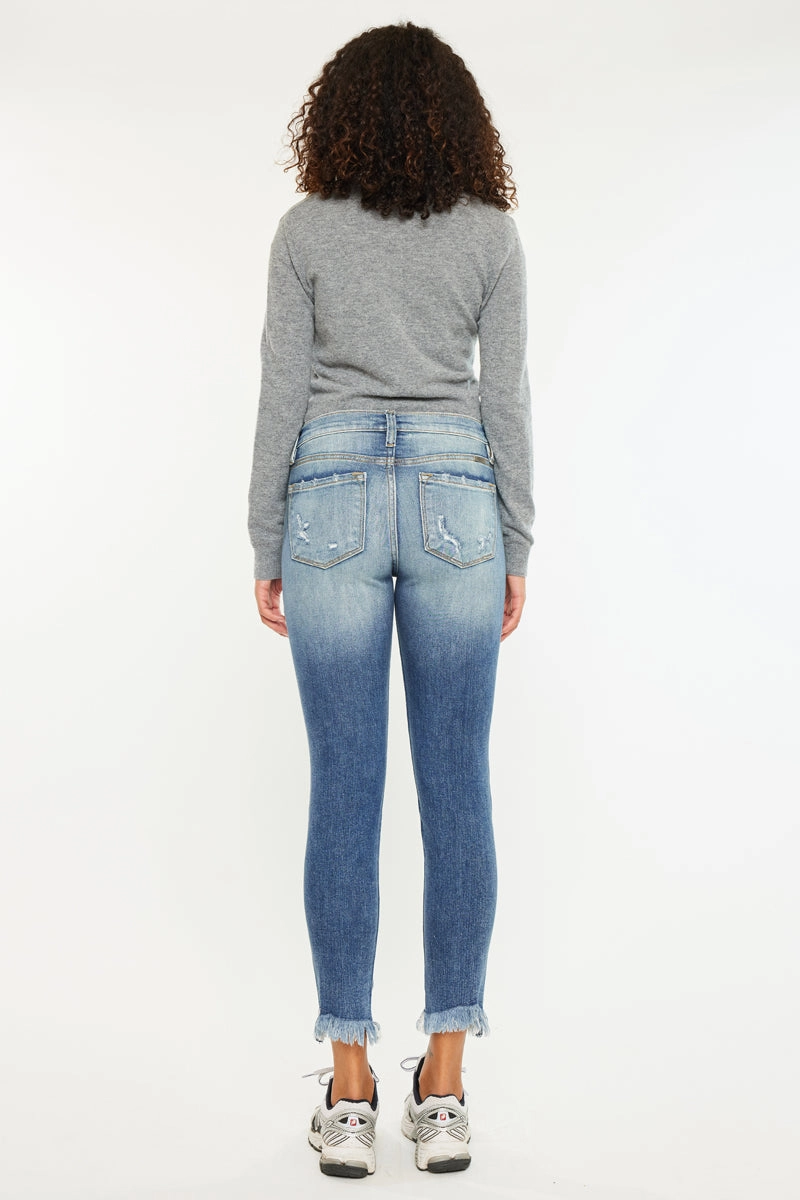 Darian Mid Rise Ankle Skinny