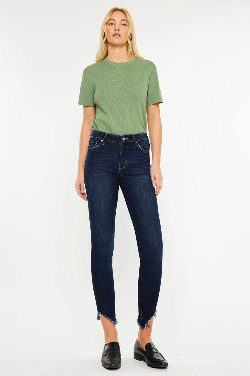 Dayna High Rise Ankle Skinny Jeans