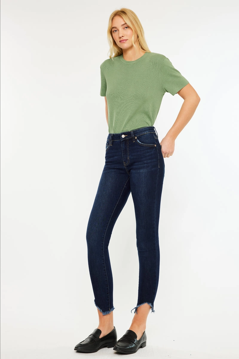 Dayna High Rise Ankle Skinny Jeans
