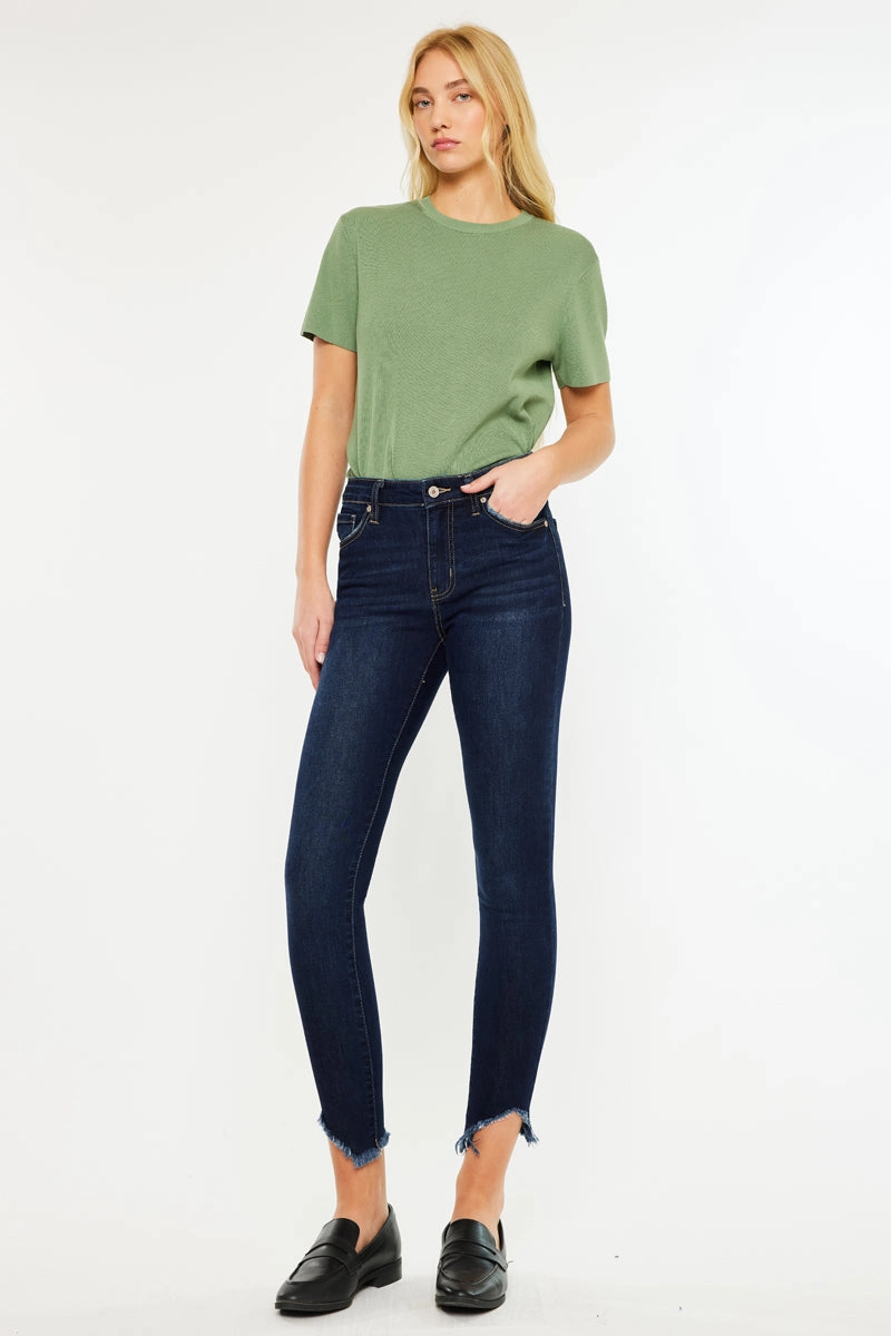 Dayna High Rise Ankle Skinny Jeans