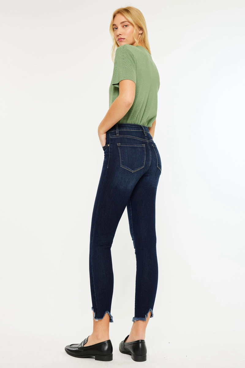 Dayna High Rise Ankle Skinny Jeans