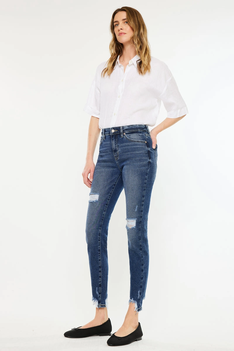 Declan High Rise Ankle Skinny Jeans