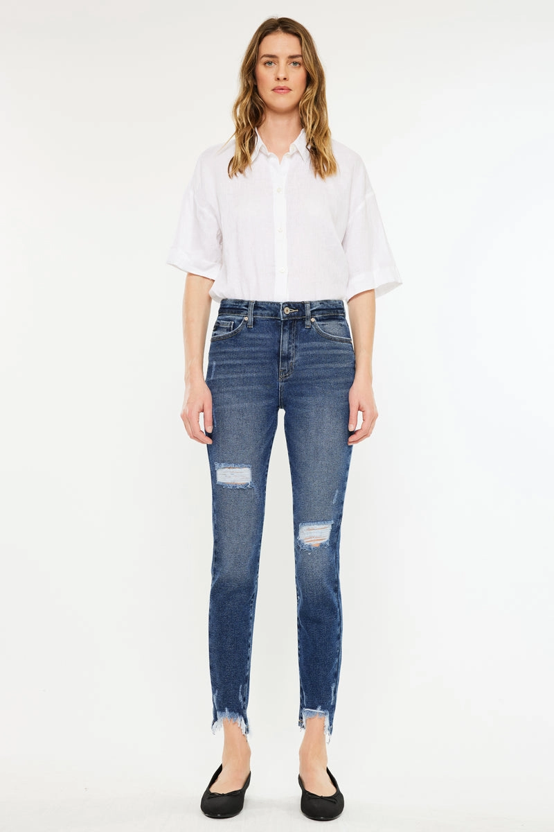 Declan High Rise Ankle Skinny Jeans