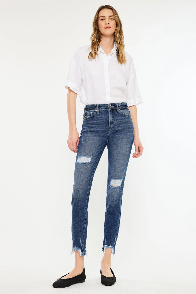 Declan High Rise Ankle Skinny Jeans