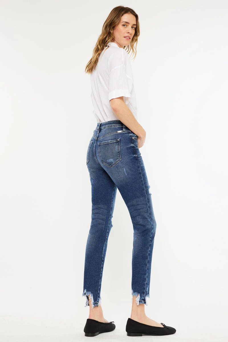 Declan High Rise Ankle Skinny Jeans