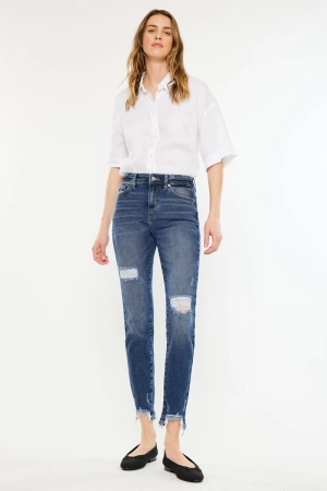 Declan High Rise Ankle Skinny Jeans