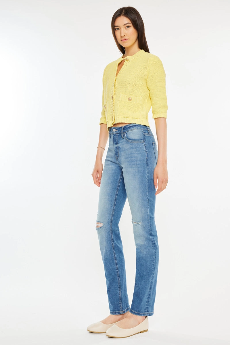 Diana Essentials High Rise Slim Straight Jeans