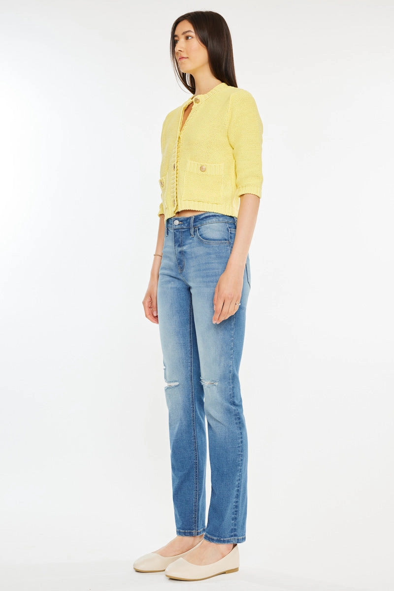Diana Essentials High Rise Slim Straight Jeans