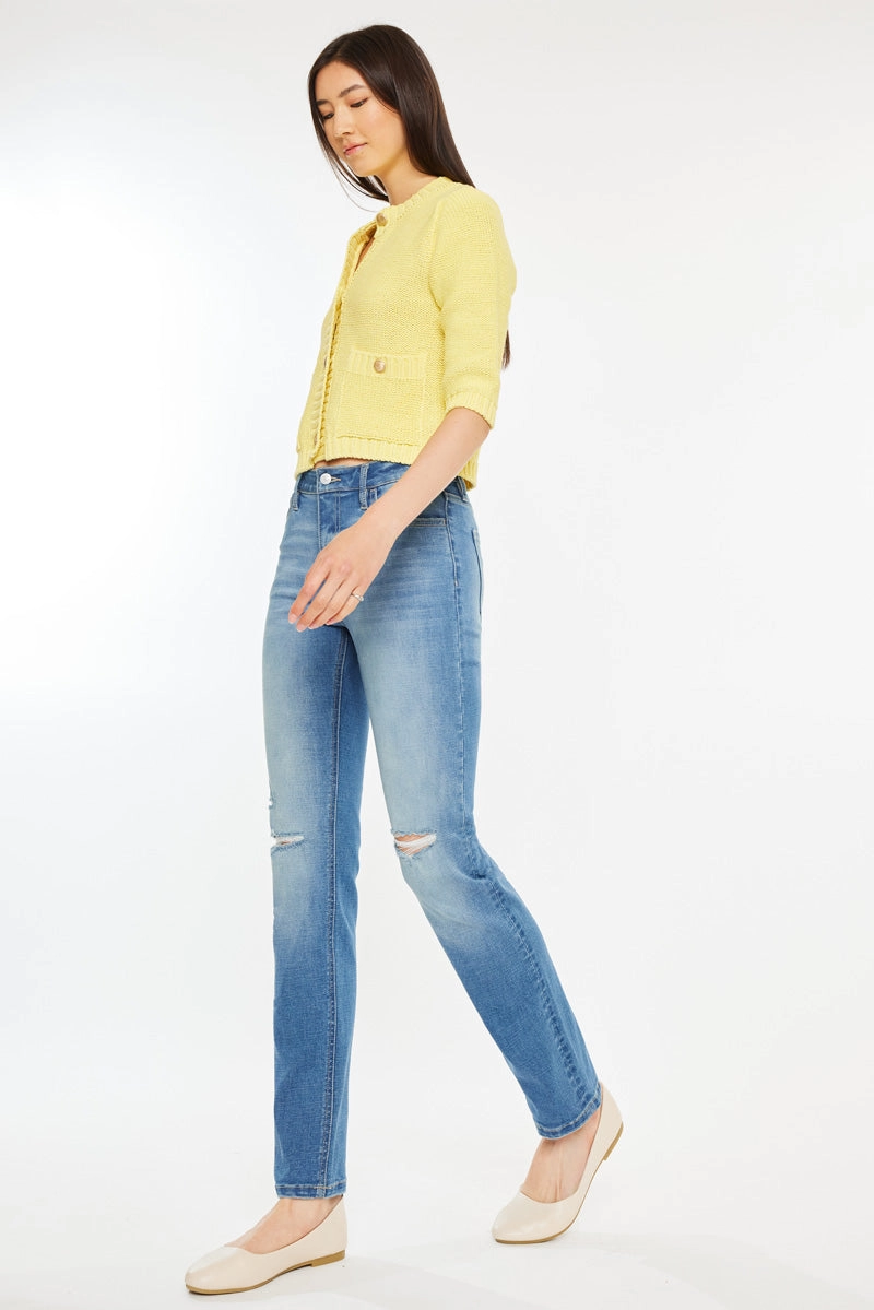 Diana Essentials High Rise Slim Straight Jeans