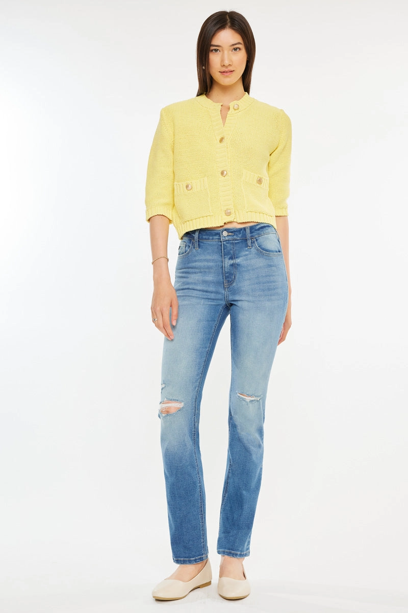 Diana Essentials High Rise Slim Straight Jeans