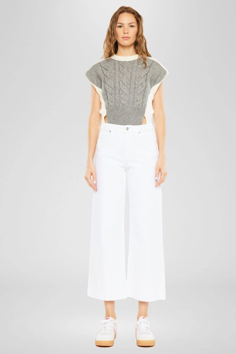 Dianella High Rise Crop Wide Leg Jeans