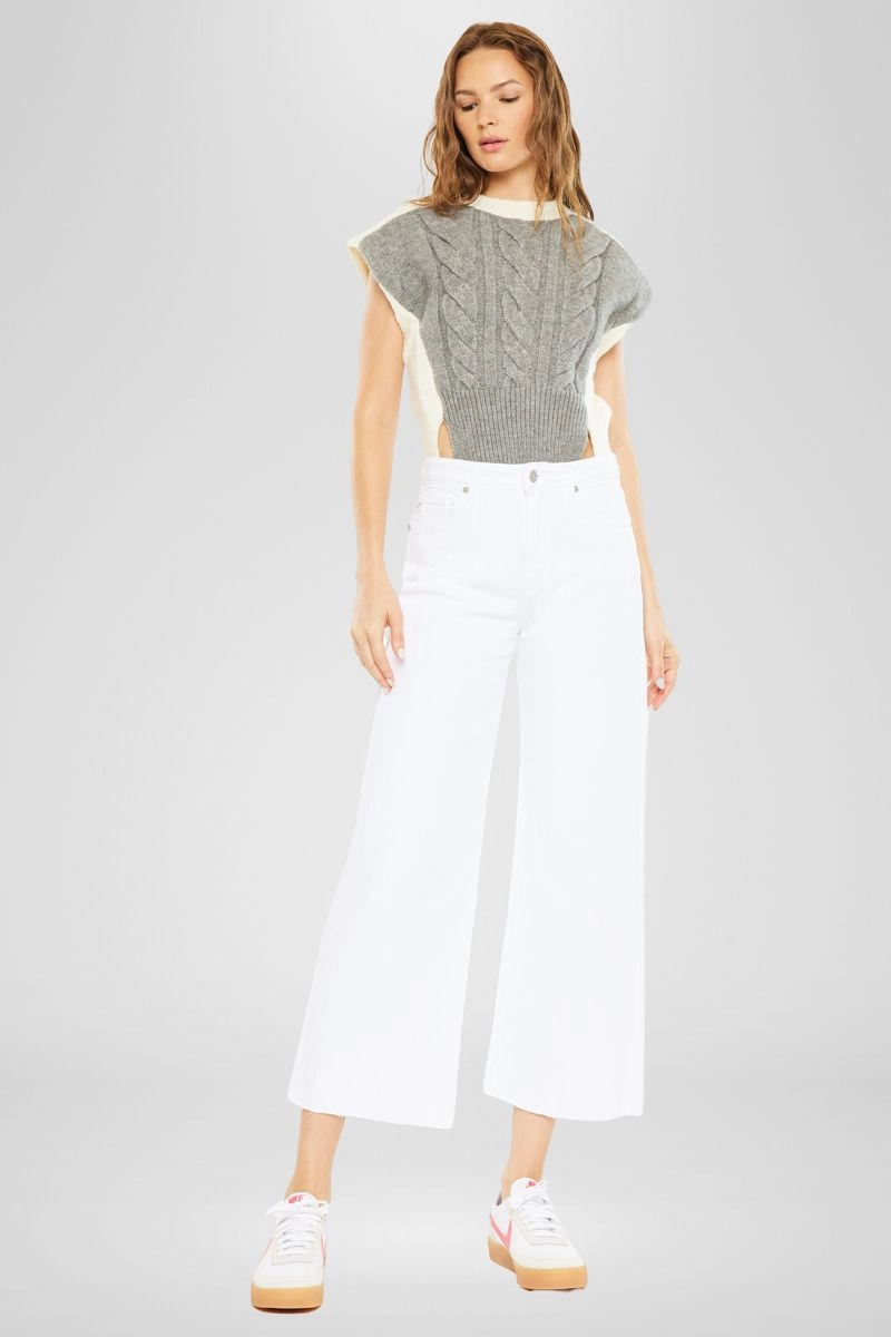 Dianella High Rise Crop Wide Leg Jeans