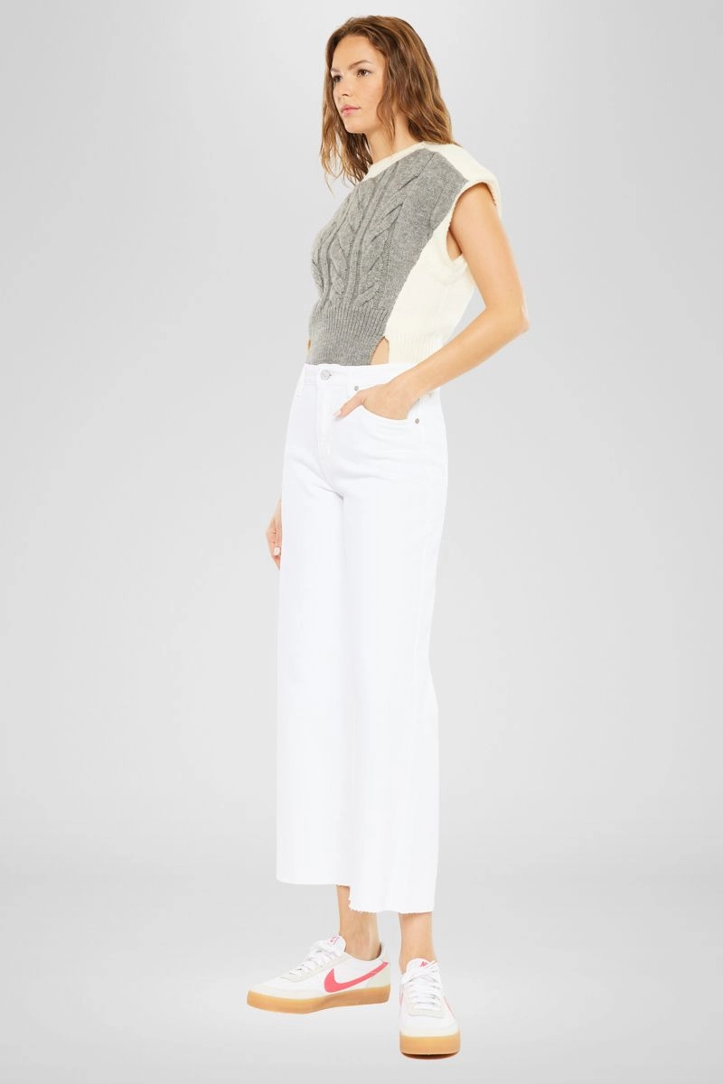 Dianella High Rise Crop Wide Leg Jeans