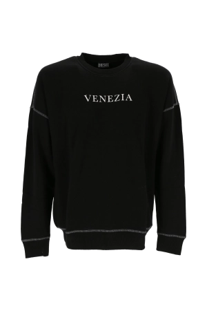 Diesel S-Rob-D1 Graphic Printed Crewneck Sweatshirt