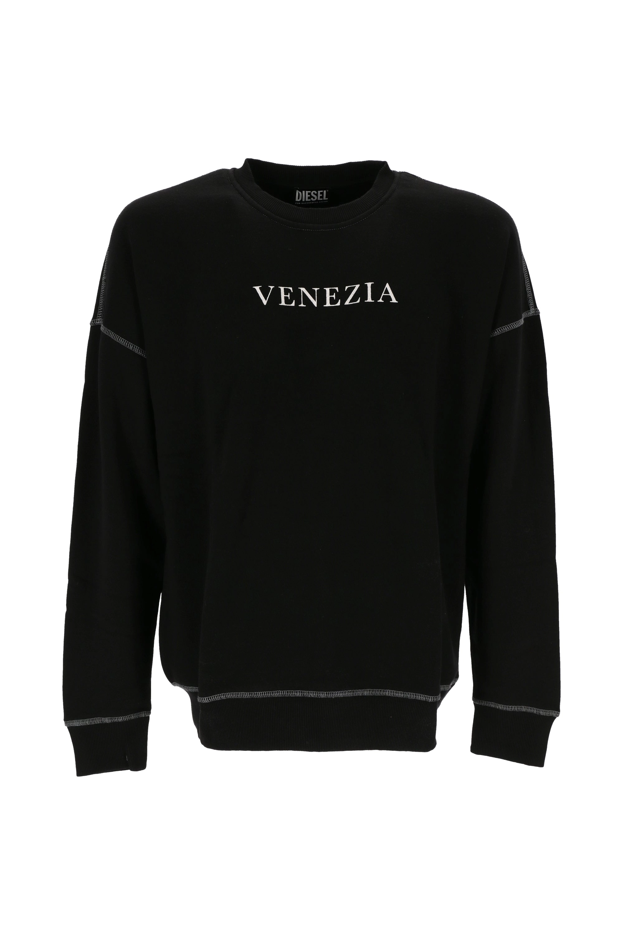Diesel S-Rob-D1 Graphic Printed Crewneck Sweatshirt