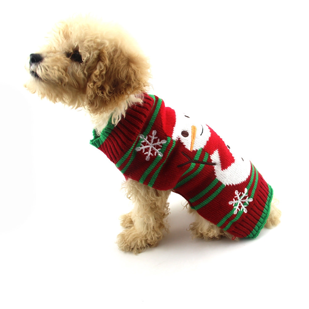 Dog Cloths Christmas and New Year Pet clothes Sweater