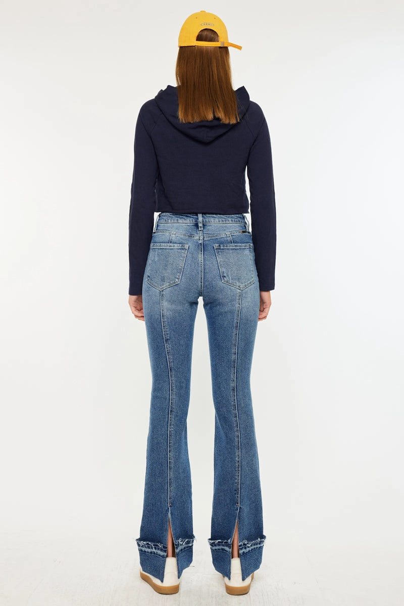 Donna High Rise Bootcut Jeans