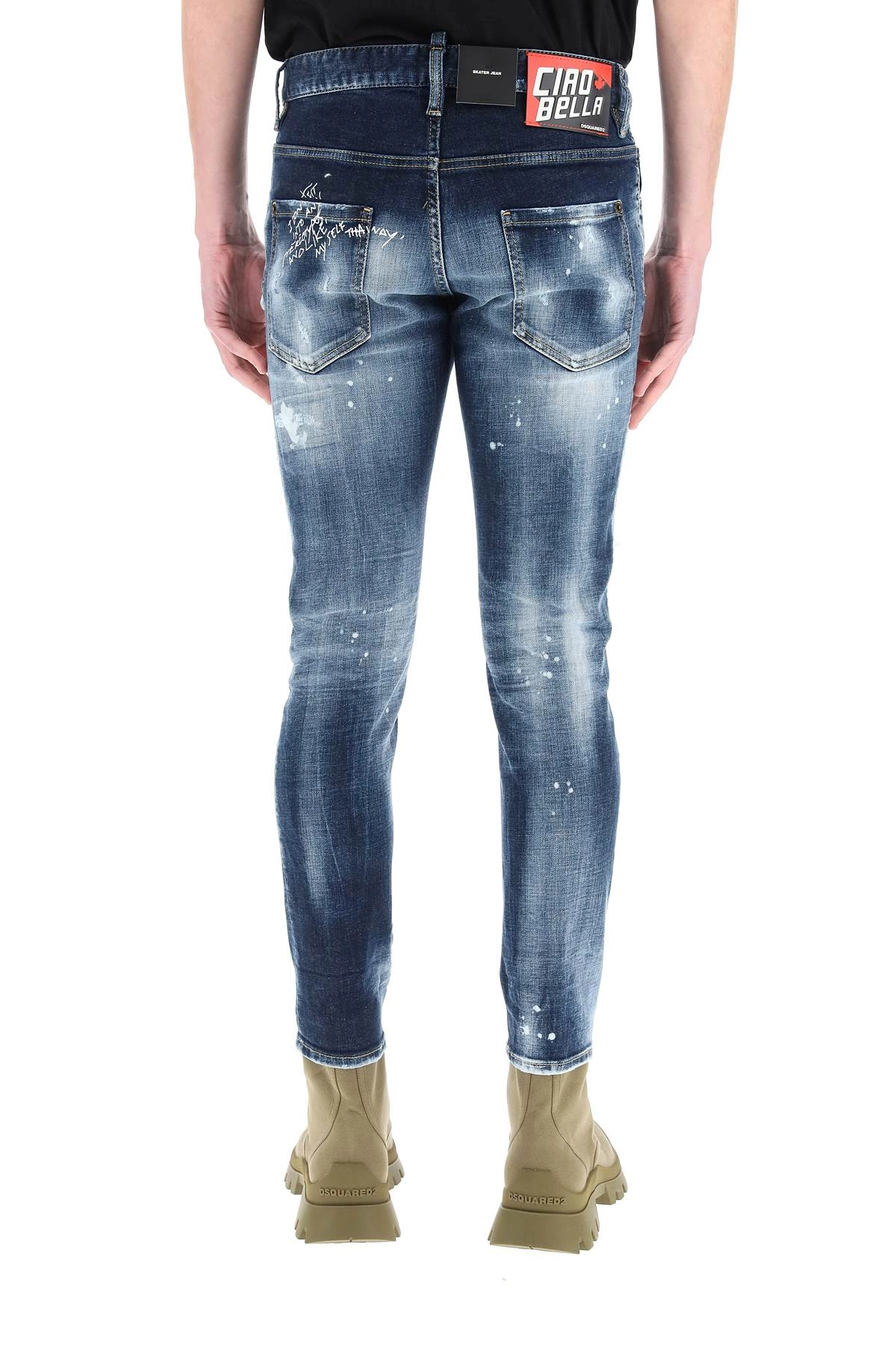 Dsquared2 Distressed Bleached Jeans