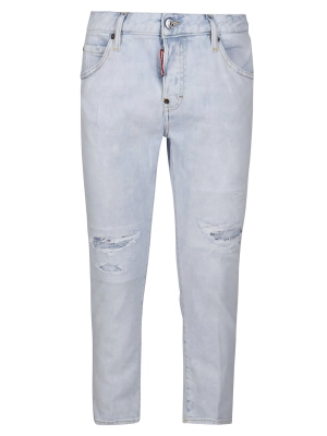 Dsquared2 Distressed Cropped Jeans