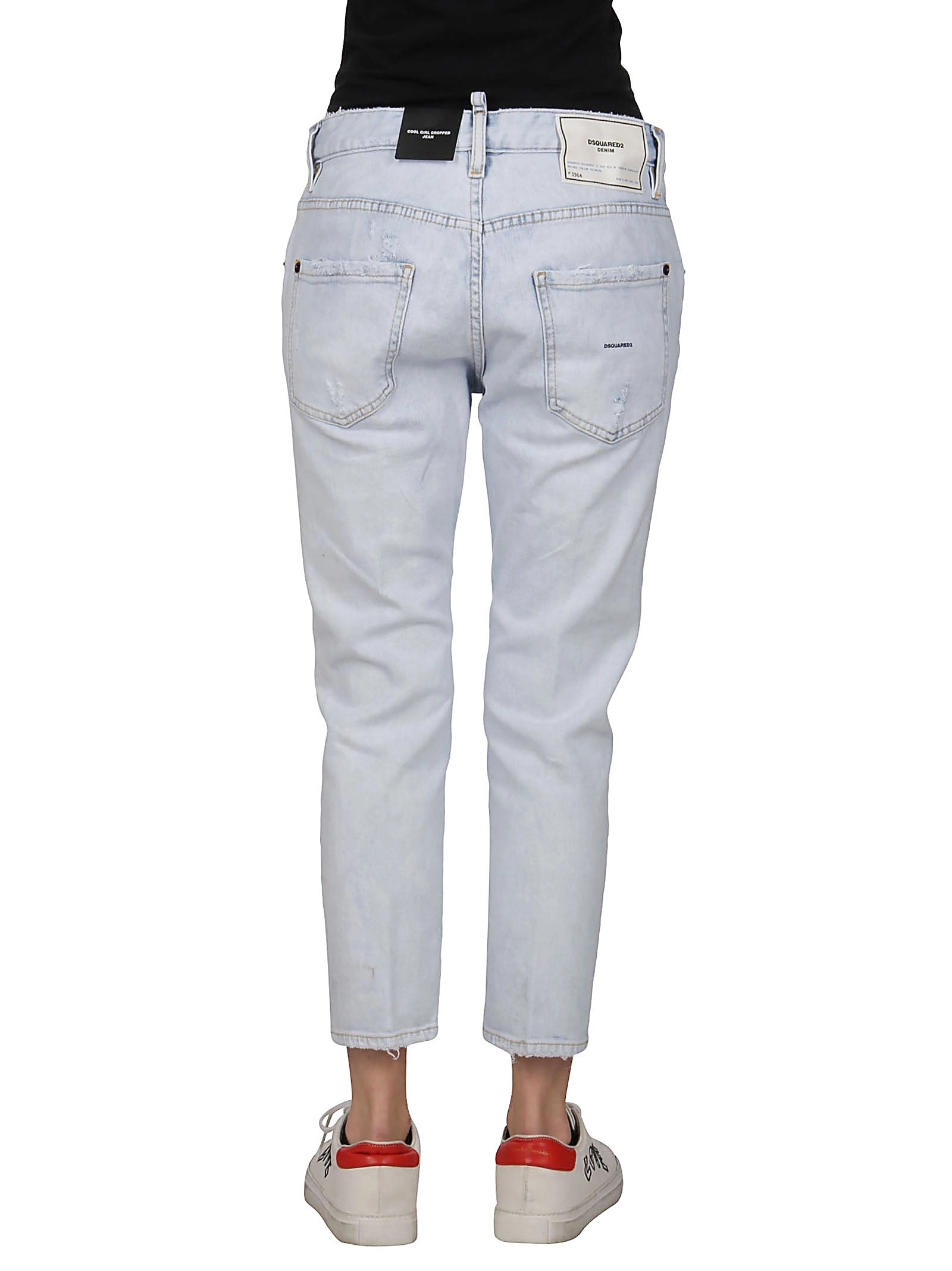 Dsquared2 Distressed Cropped Jeans