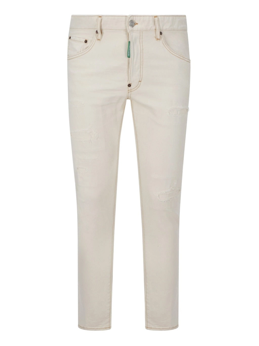Dsquared2 Distressed Logo-Patch Jeans
