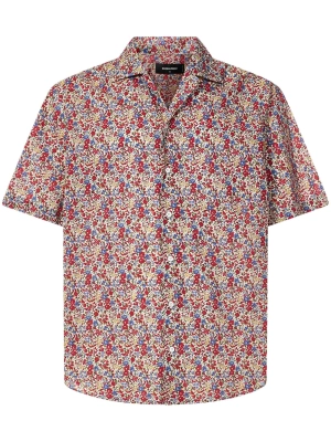 Dsquared2 Floral Print Short Sleeved Shirt