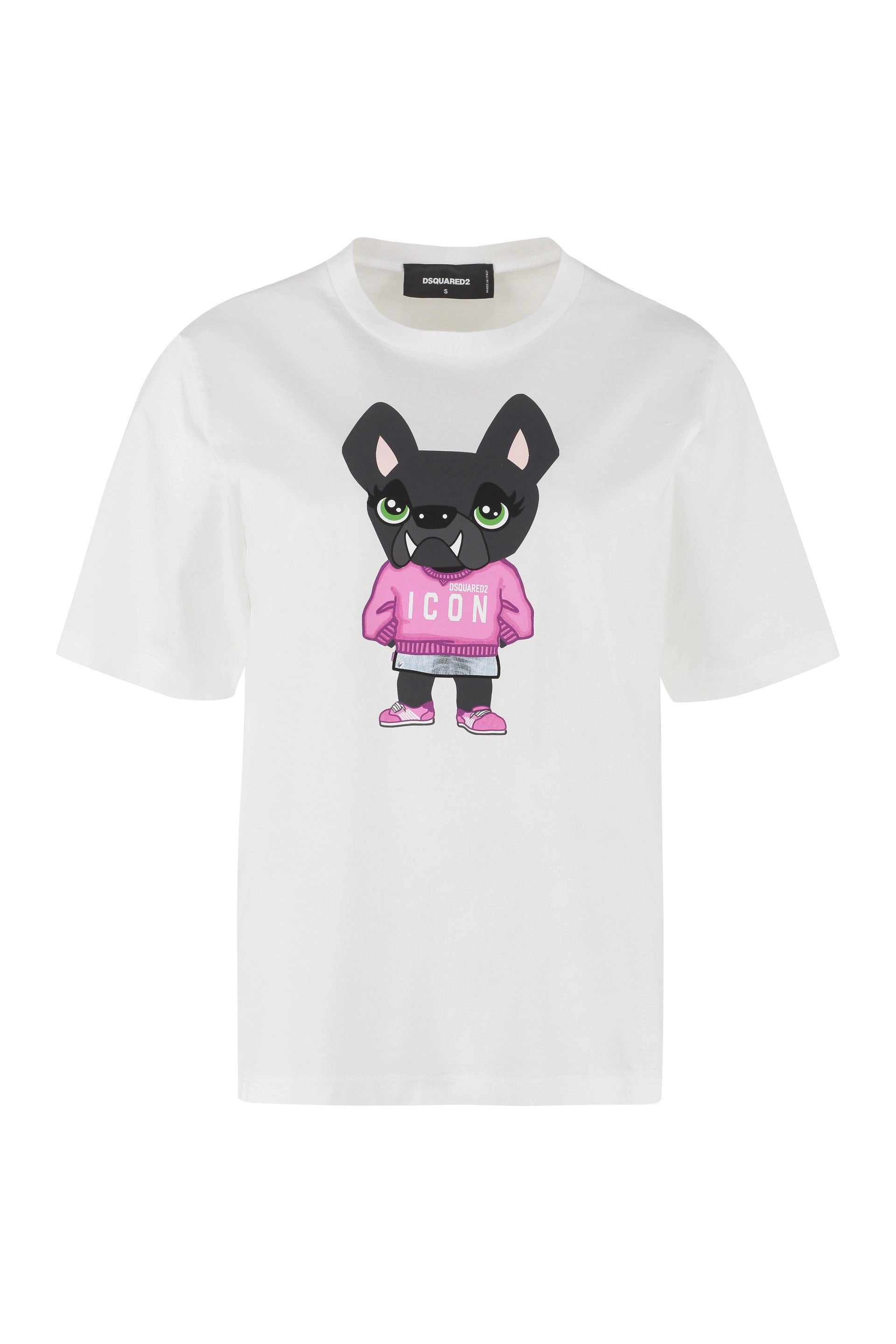 Dsquared2 Graphic Printed Crewneck T-Shirt