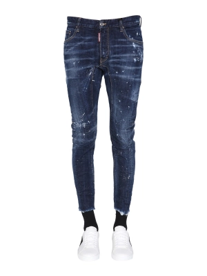 Dsquared2 Tidy Biker Distressed Jeans