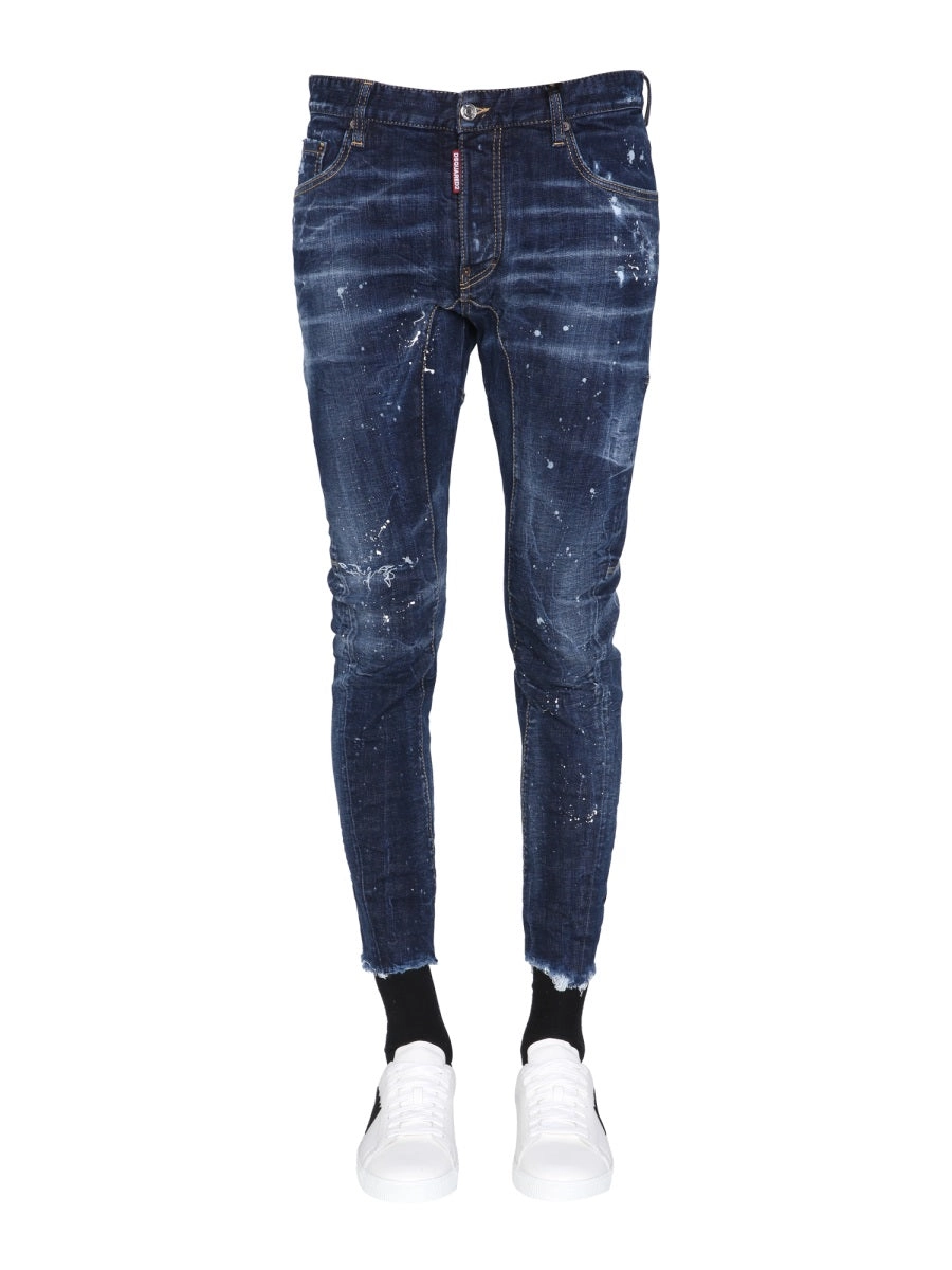 Dsquared2 Tidy Biker Distressed Jeans