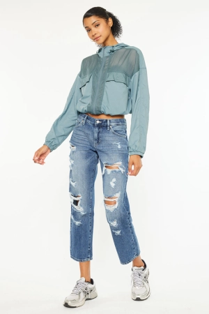 Effy Mid Rise Boyfriend Jeans