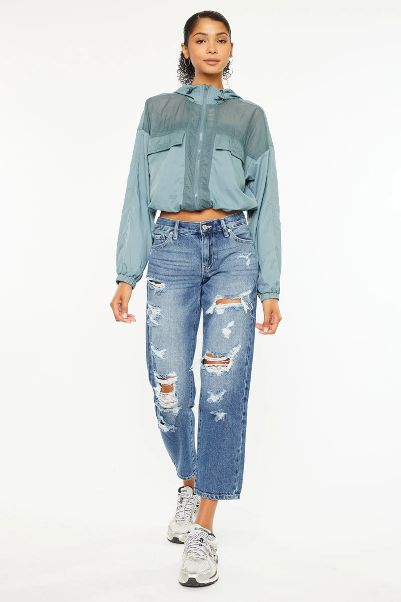 Effy Mid Rise Boyfriend Jeans