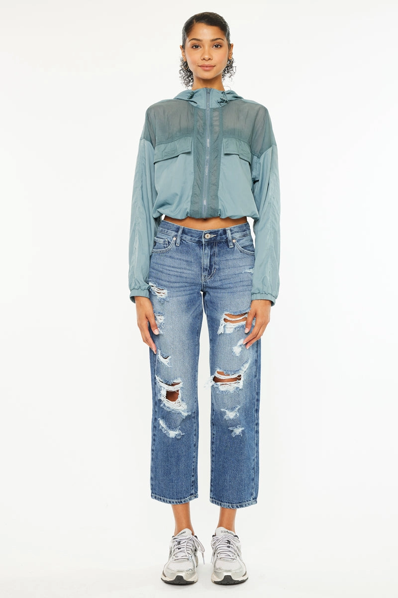Effy Mid Rise Boyfriend Jeans