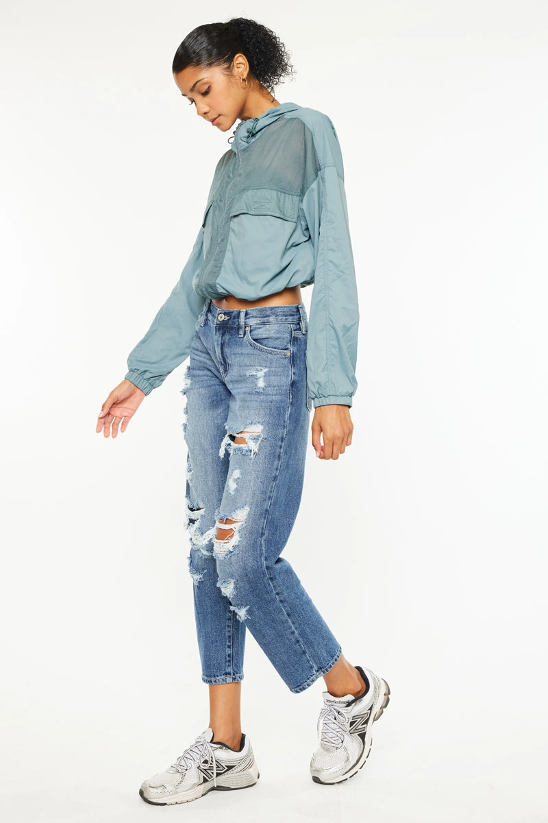 Effy Mid Rise Boyfriend Jeans