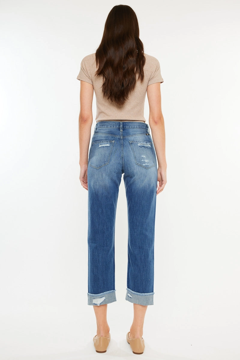 Eloise Essentials High Rise Straight Leg Jeans