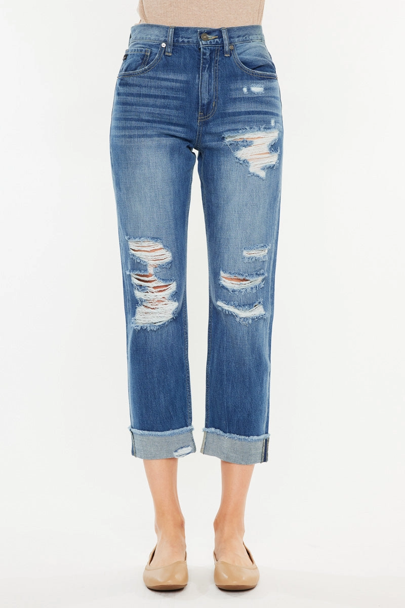 Eloise Essentials High Rise Straight Leg Jeans