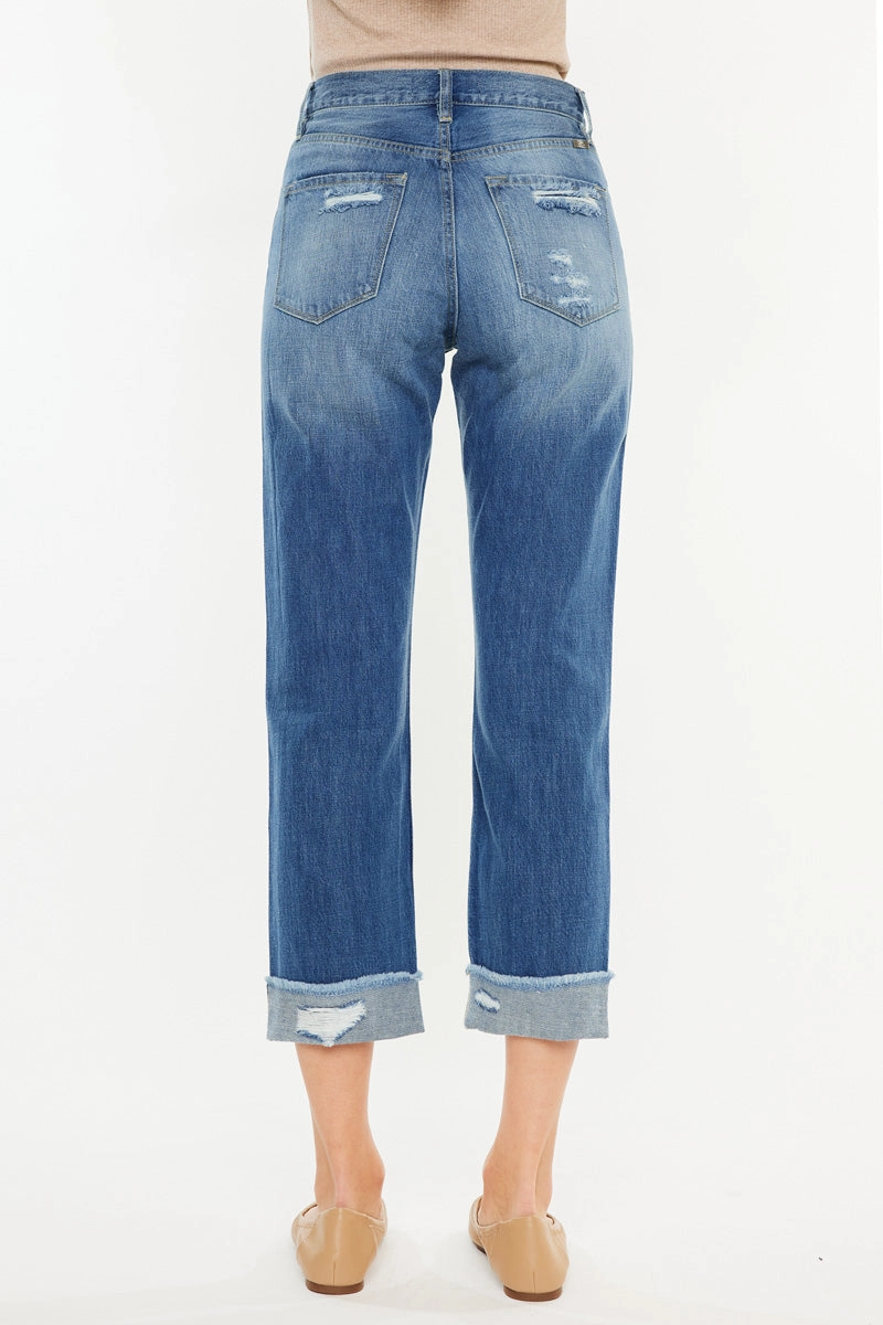 Eloise Essentials High Rise Straight Leg Jeans
