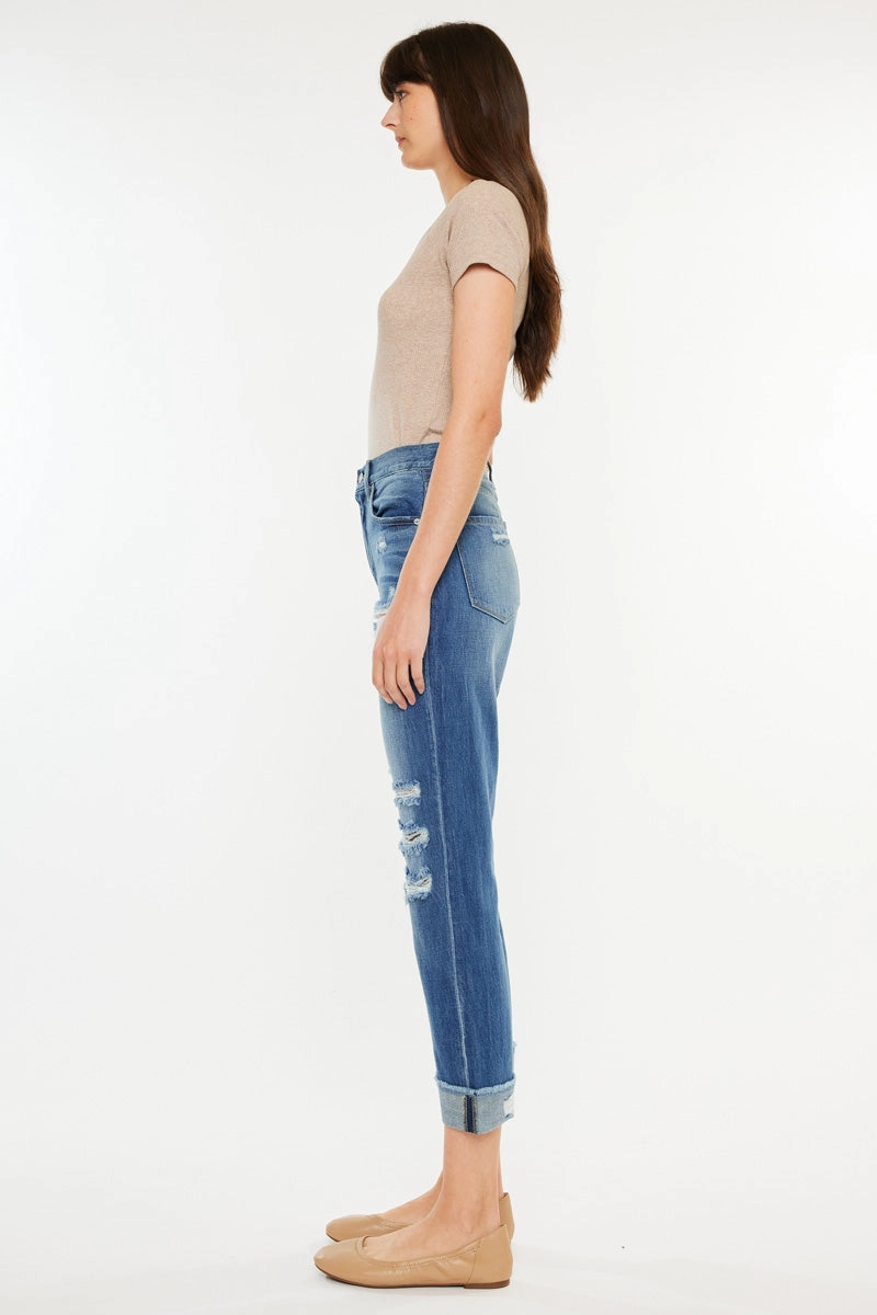 Eloise Essentials High Rise Straight Leg Jeans