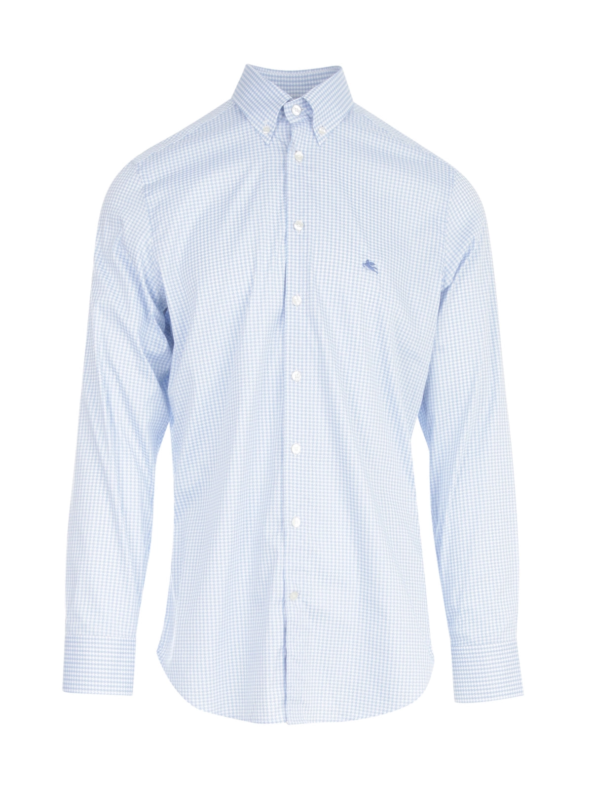 Etro Logo Embroidered Checked Shirt
