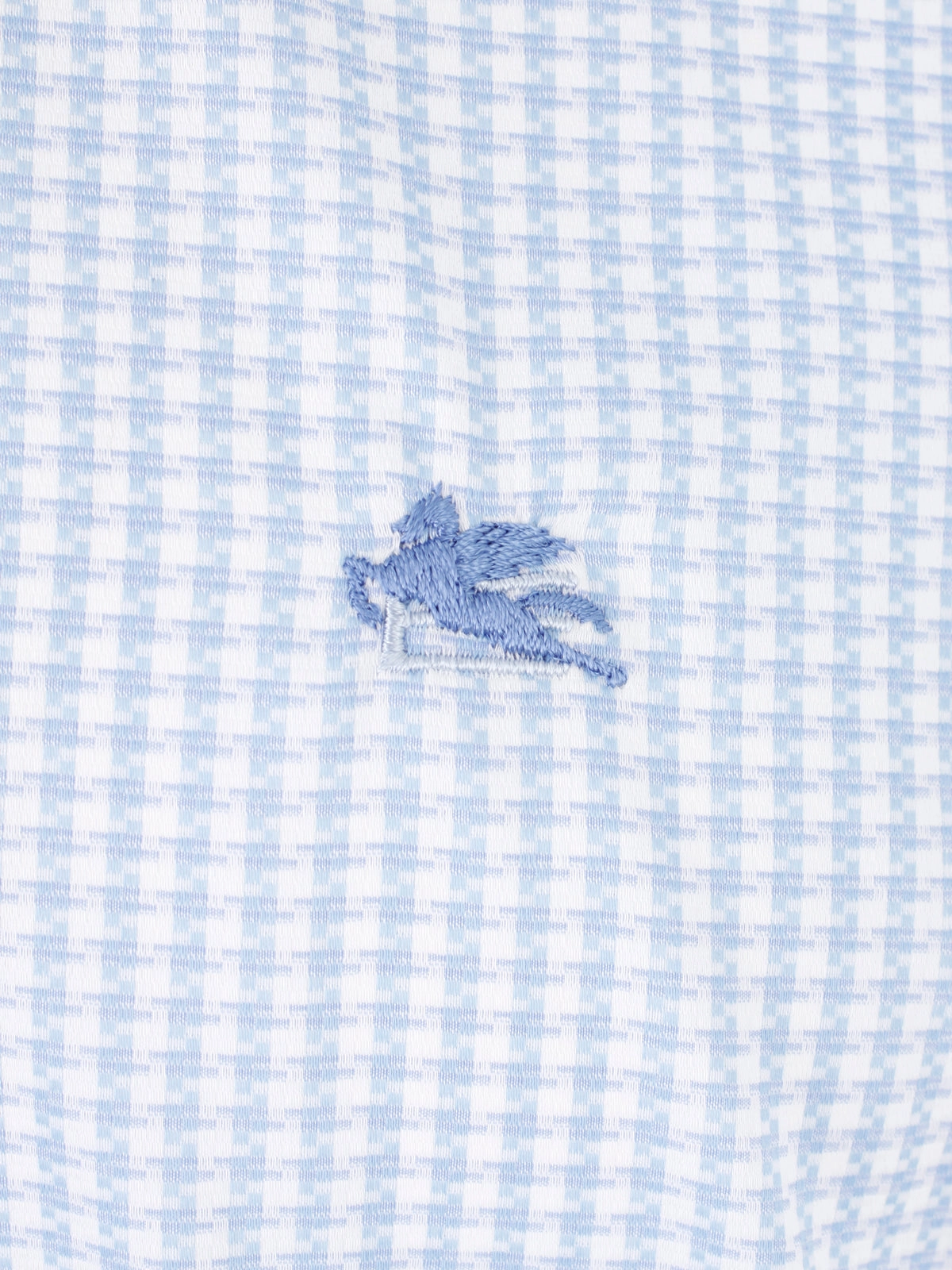 Etro Logo Embroidered Checked Shirt