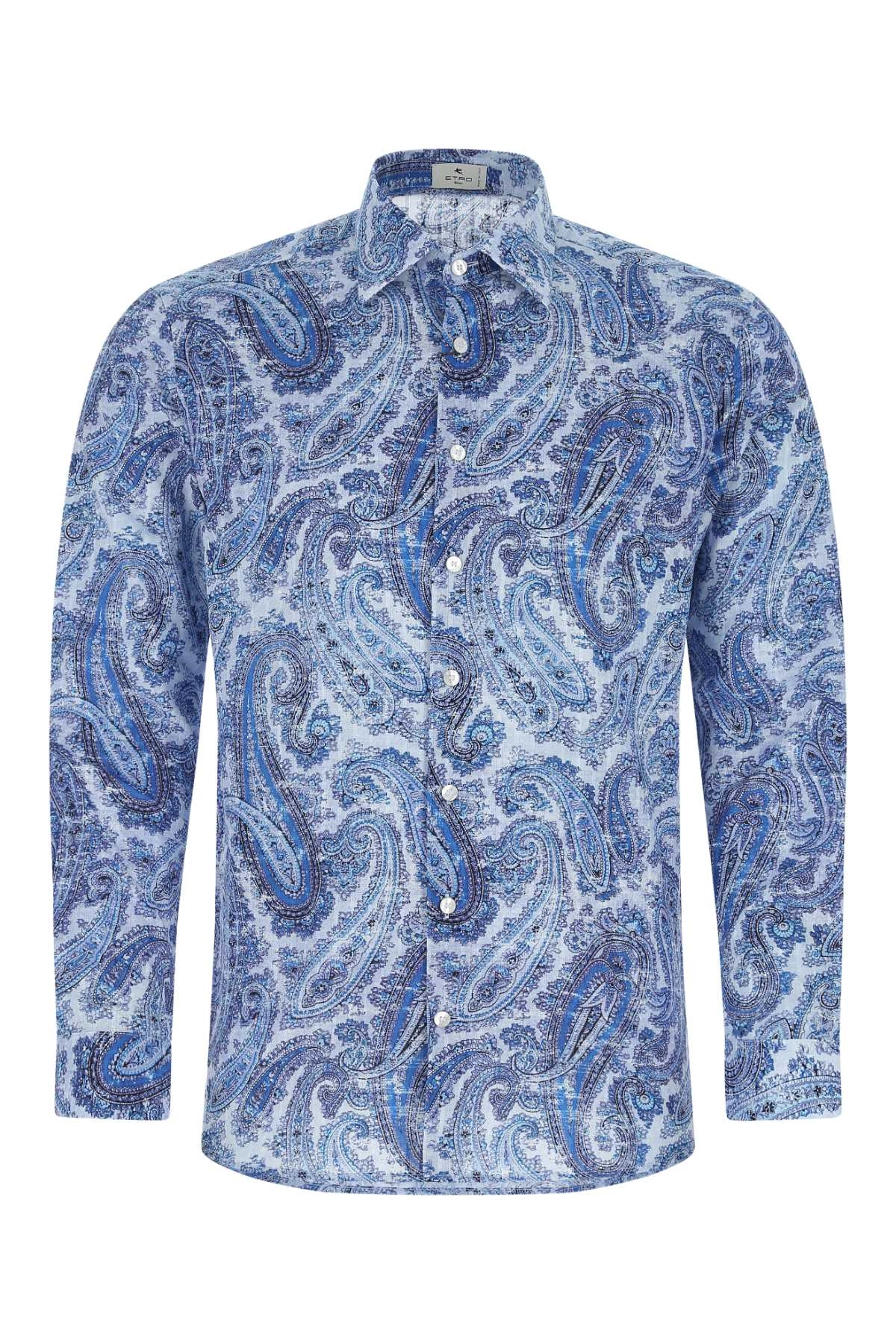 Etro Paisley Printed Long-Sleeved Shirt