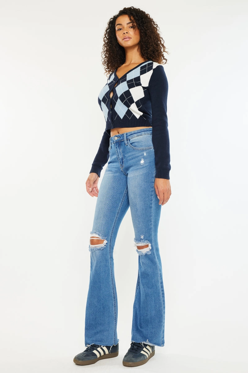 Eva Essentials High Rise Bootcut Jeans