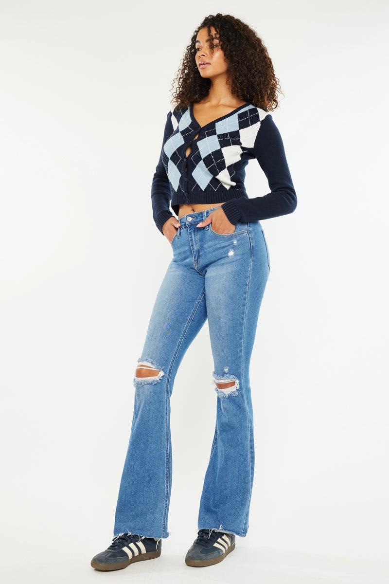Eva Essentials High Rise Bootcut Jeans