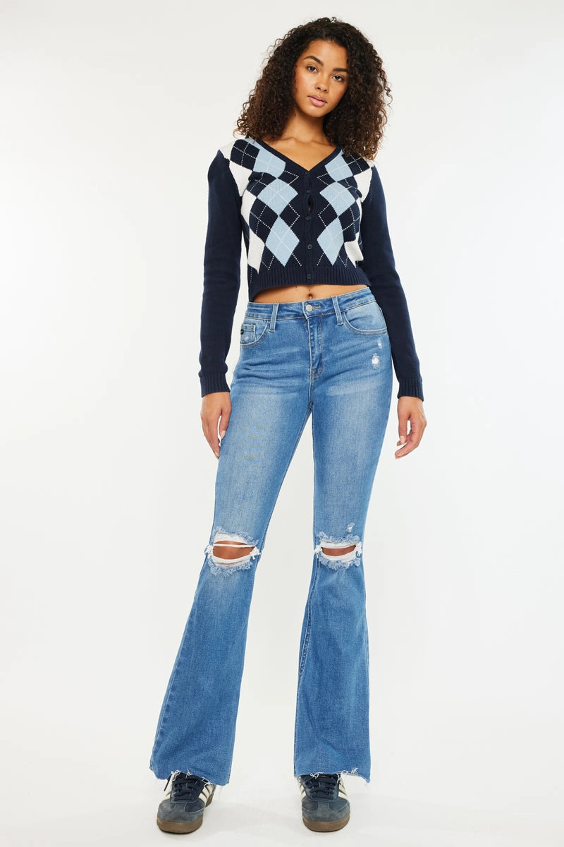 Eva Essentials High Rise Bootcut Jeans