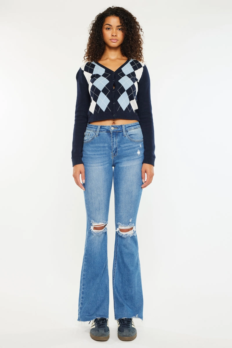 Eva Essentials High Rise Bootcut Jeans