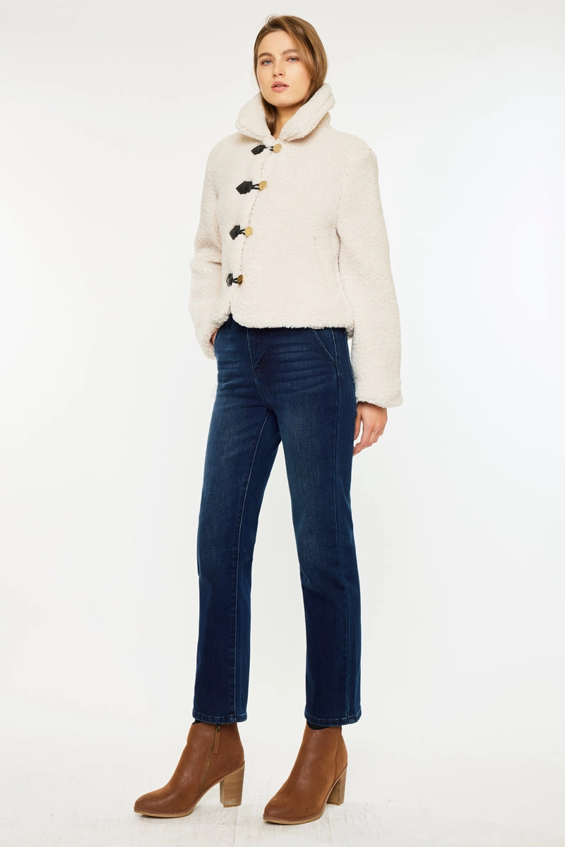Felicity High Rise Slim Straight Leg Jeans